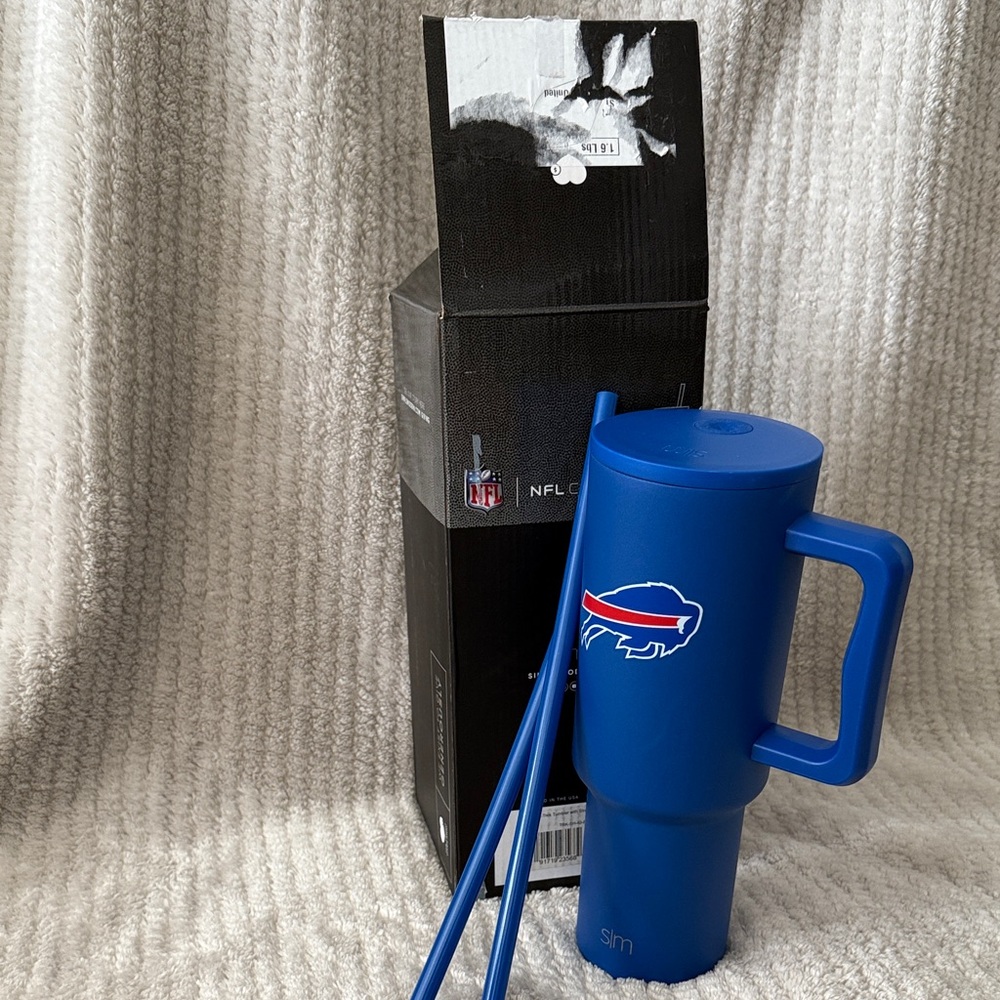 NFL Bills Team Blue Travel Mug by Simple Modern,